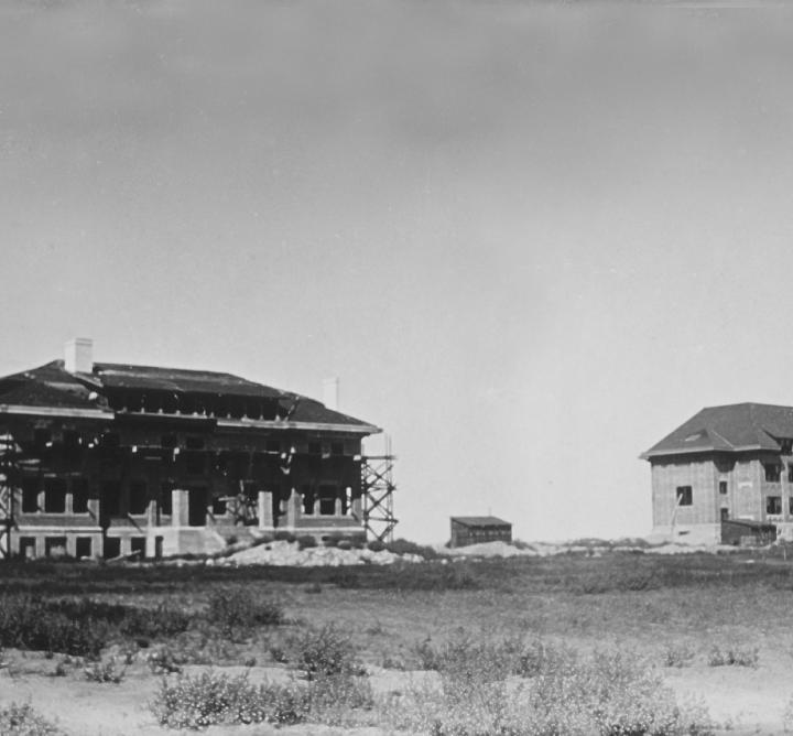 Old Photo of Finney Hall and Sterry Hall