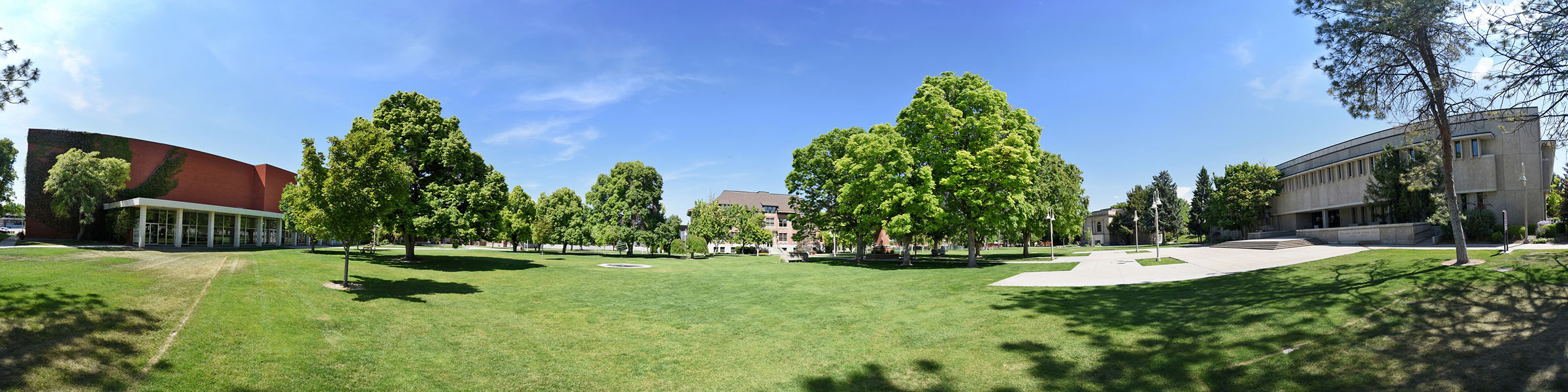 Pillars on campus